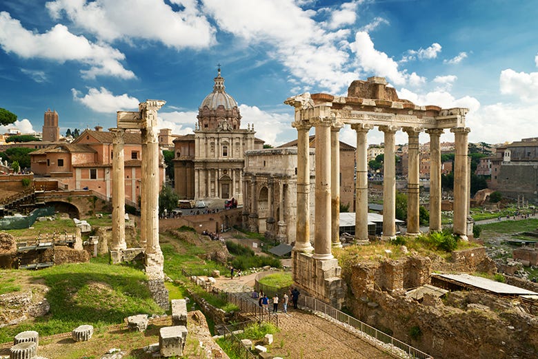 Roman Forum ruins