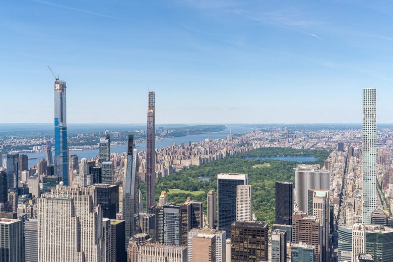 Admire Central Park from above